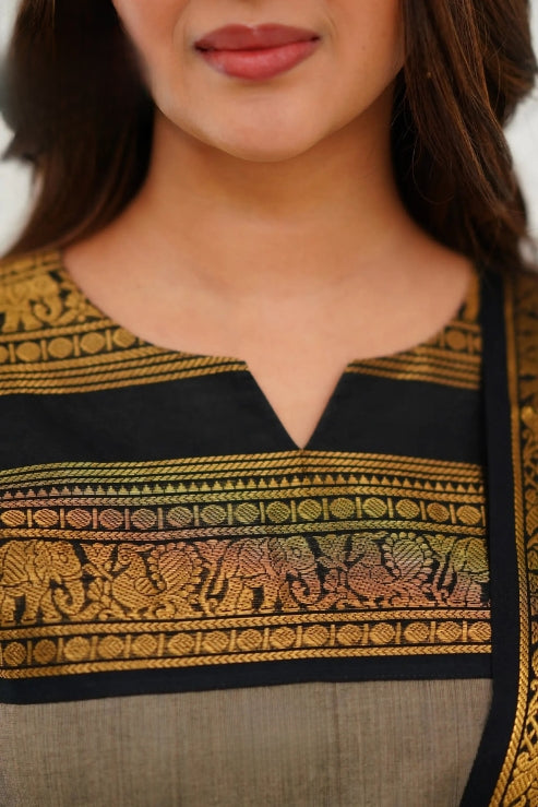 Meera Heavy Jequard Suit Set & Dupatta.