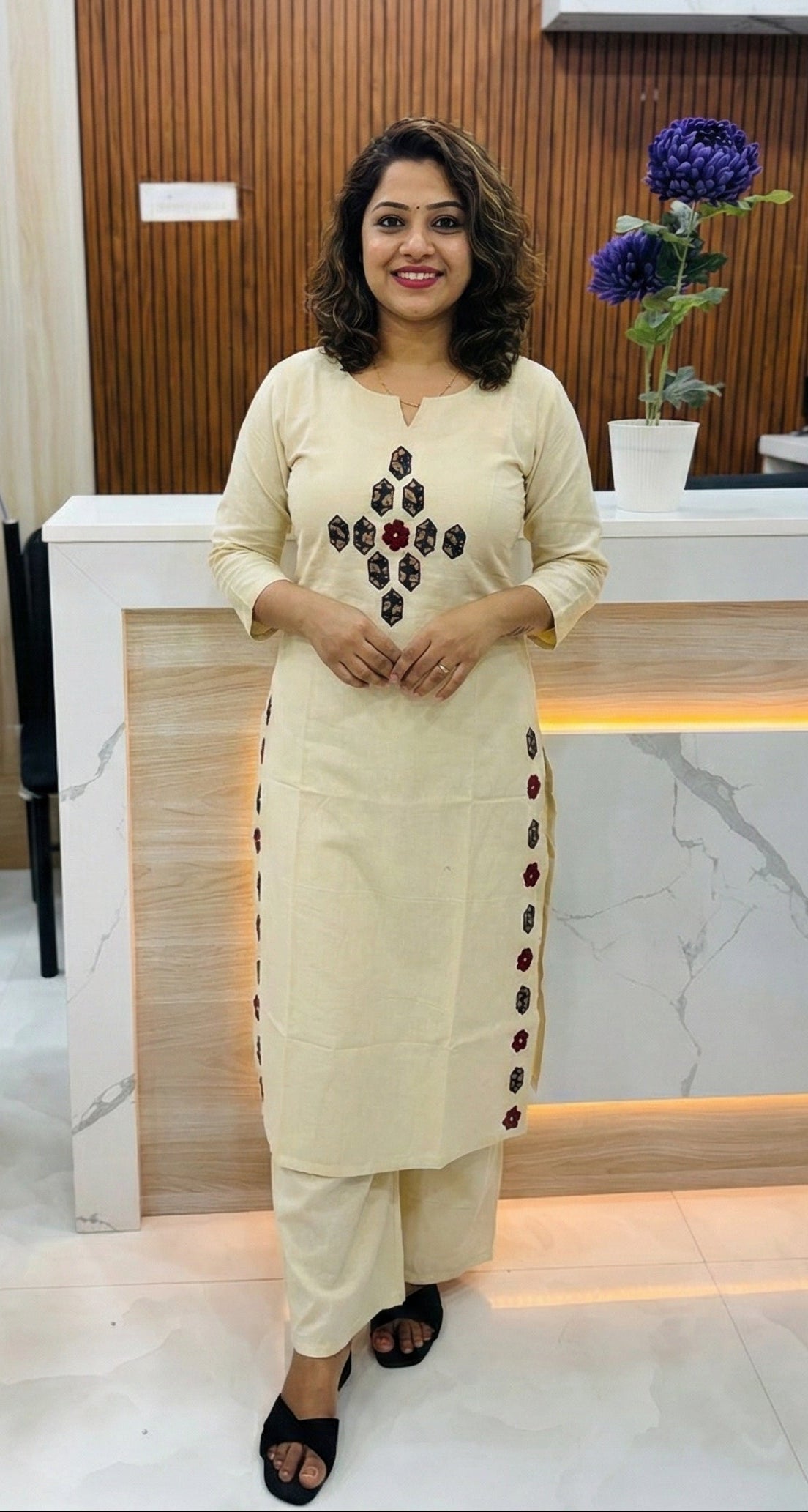 Hexa Pure Khadi Cotton Suit Set for Spring