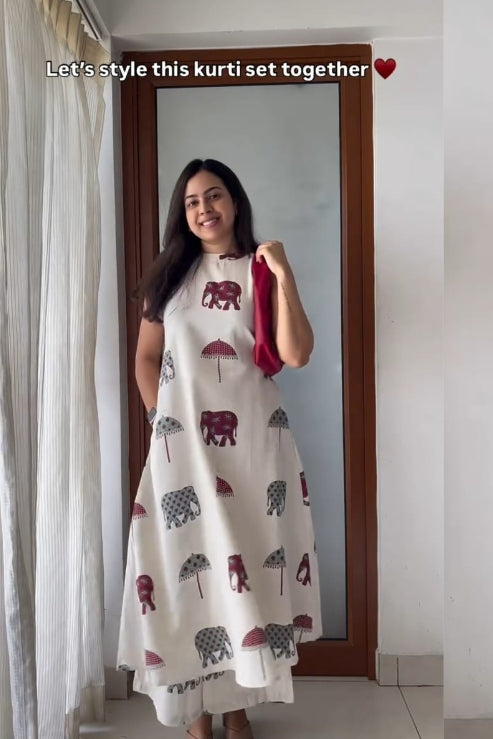 Ambbar Fancy Kurta Set for Women