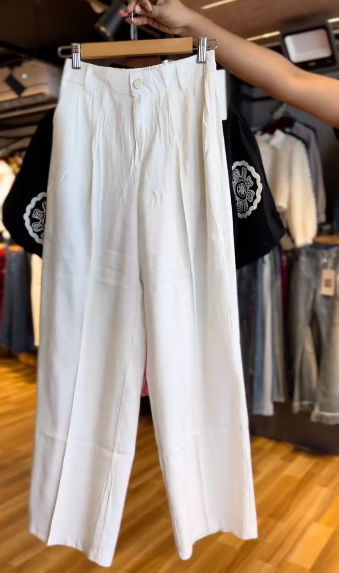 Flowero Fancy Black Shirt & pant for Women