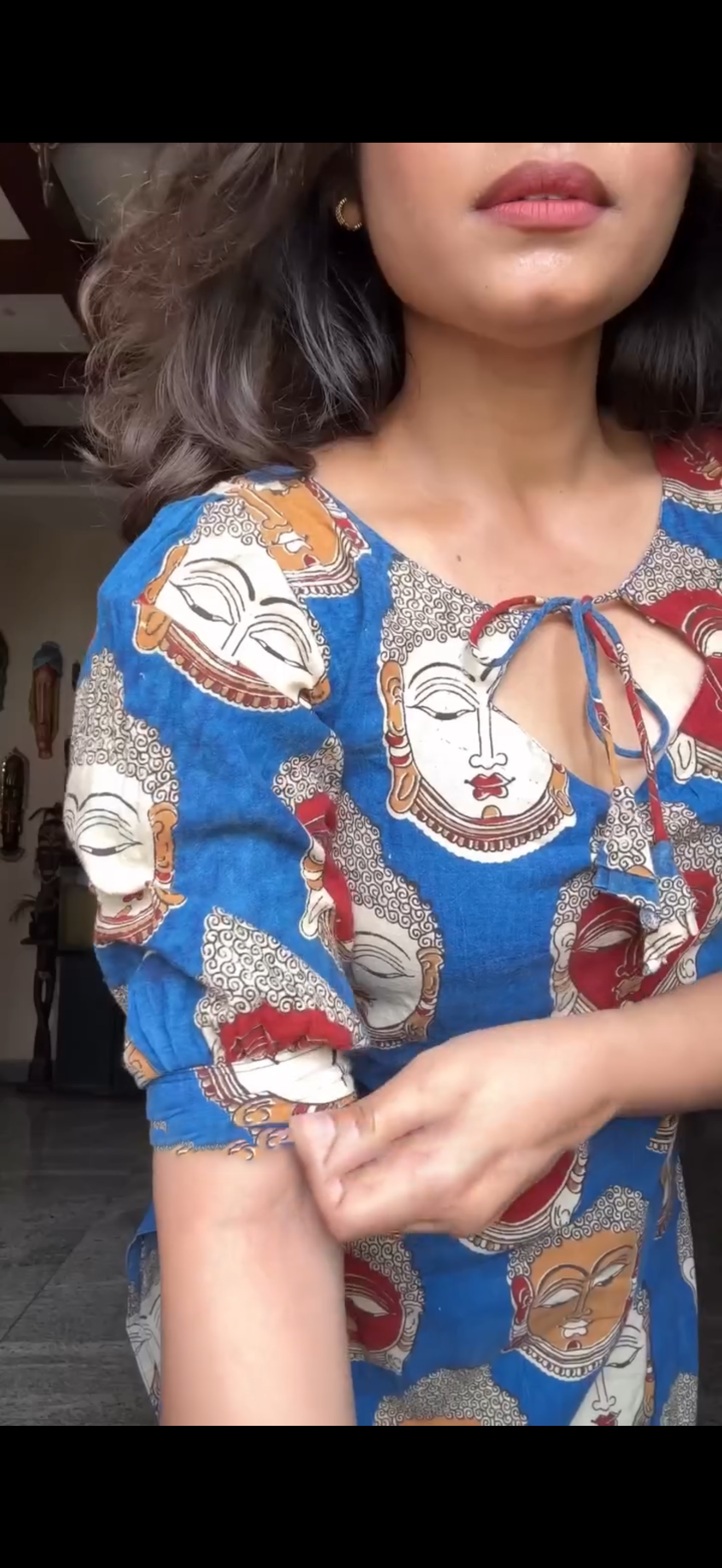 Kathak Motif Kurti for women (Only Kurti)