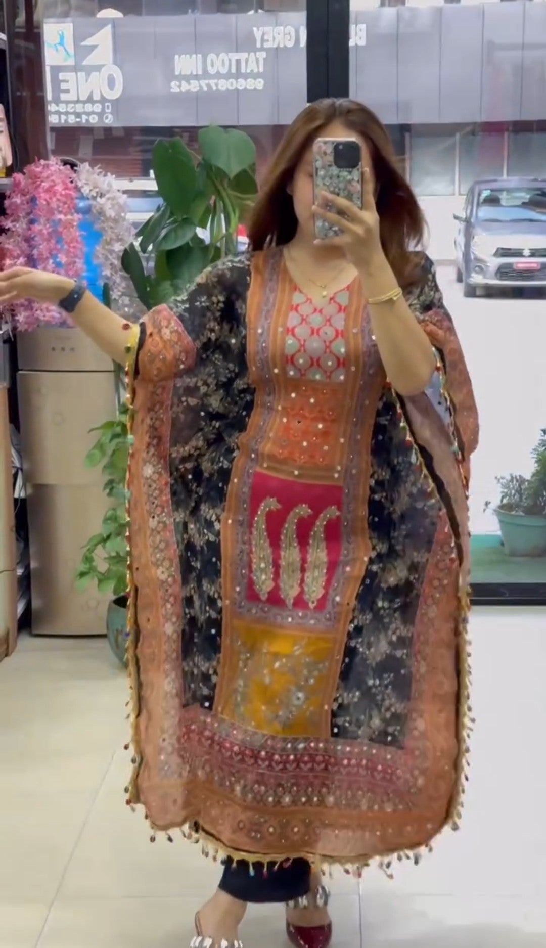 Jiya Designer Fancy Kaftan with Pair