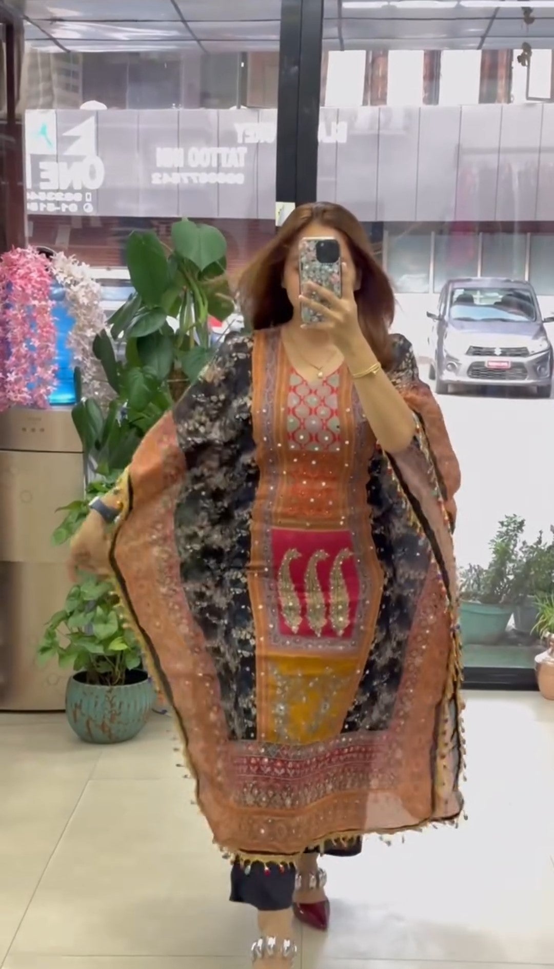 Jiya Designer Fancy Kaftan with Pair