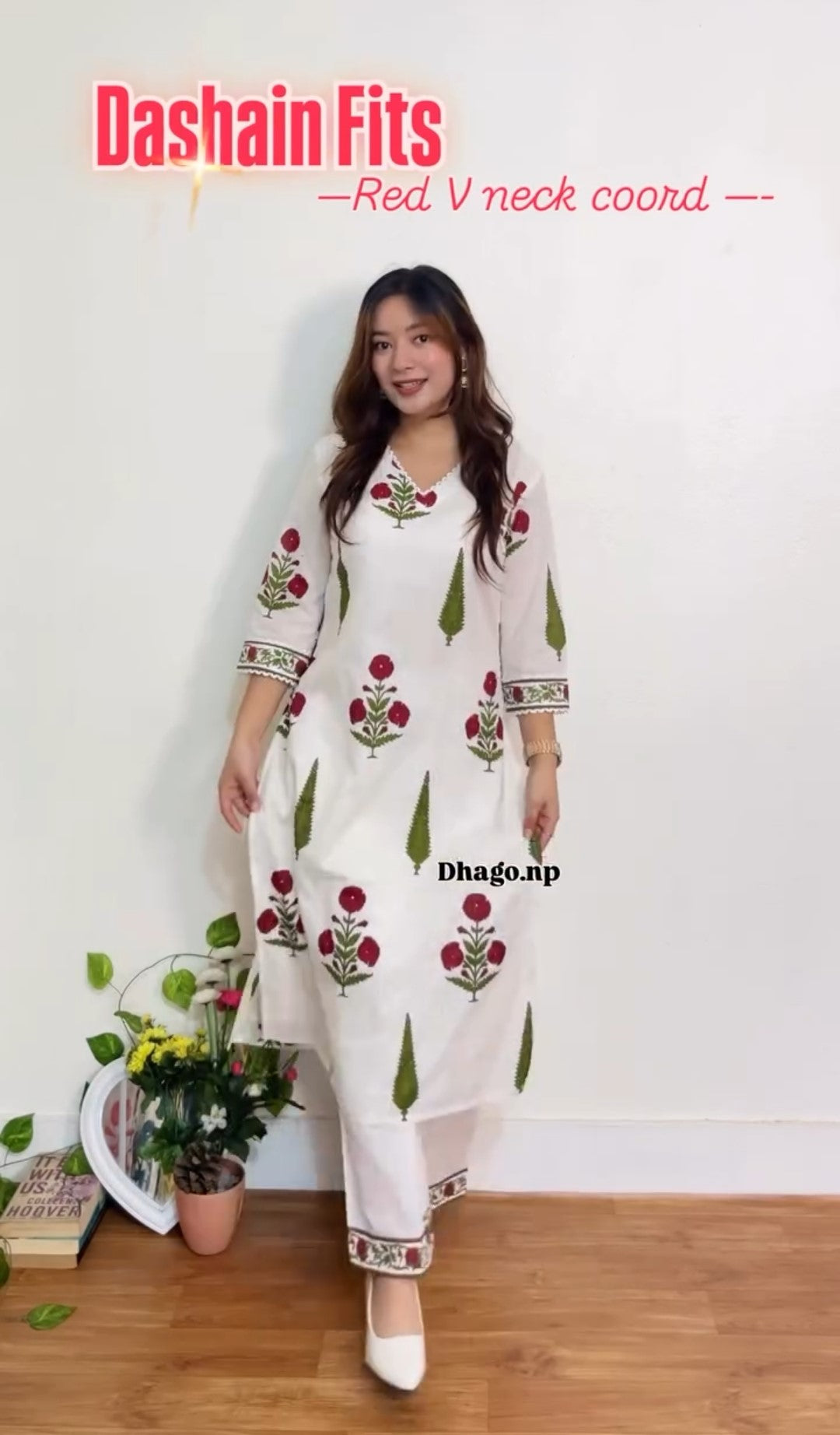 Sorra Print A-Line Kurta Set for Women