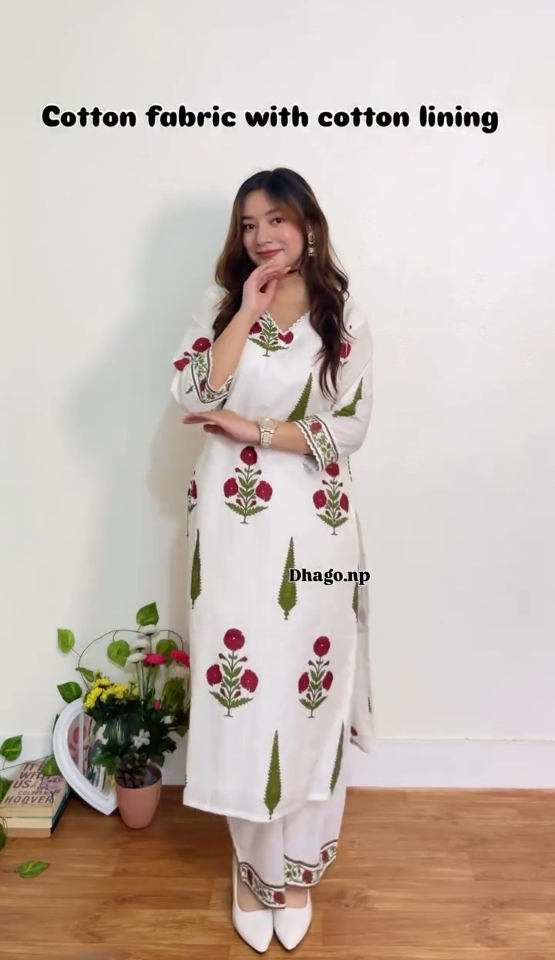 Sorra Print A-Line Kurta Set for Women