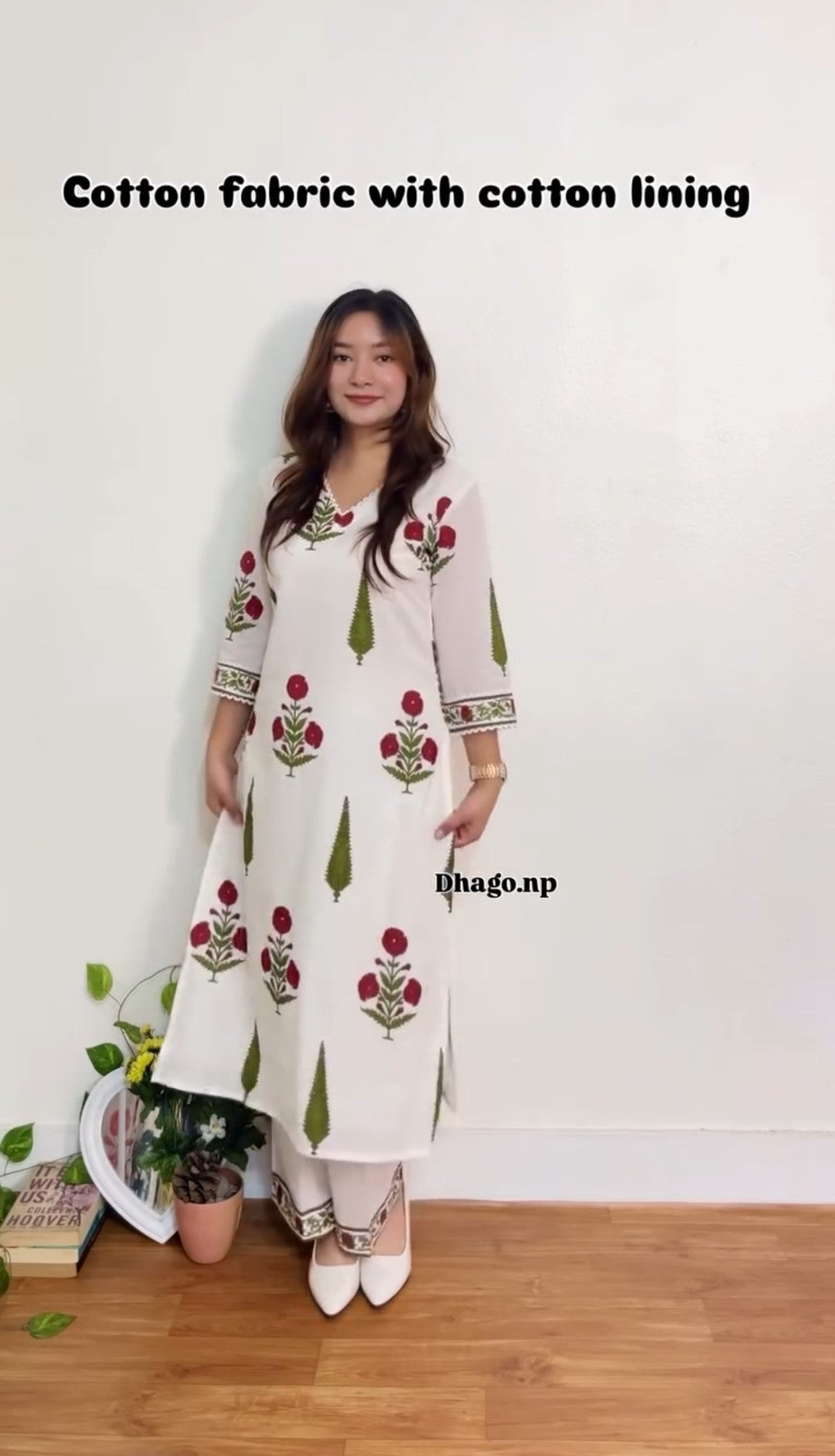 Sorra Print A-Line Kurta Set for Women