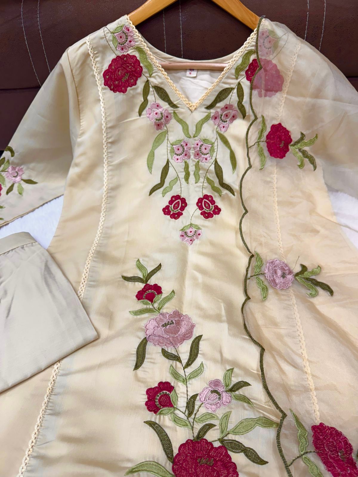 Chhavi Floral Detailing Anarkali Set