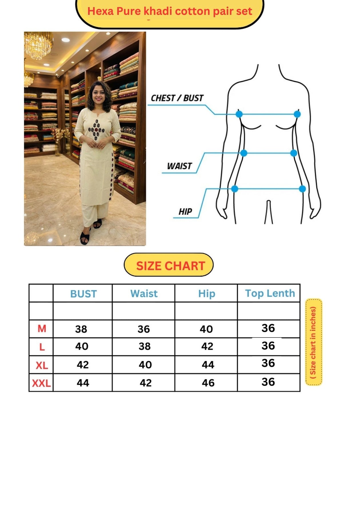 Hexa Pure Khadi Cotton Suit Set for Spring