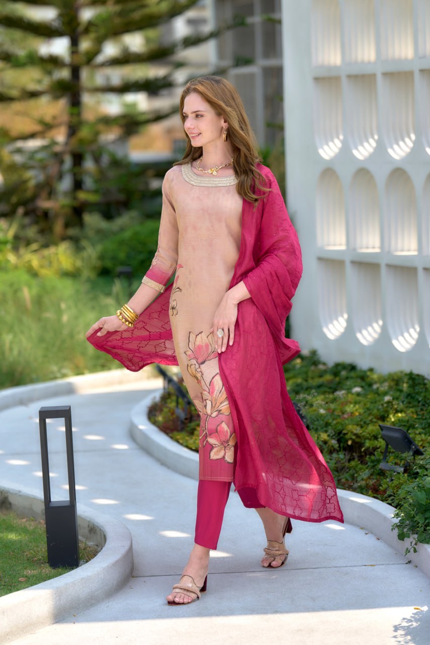 Rosewood – A Signature Suit Set by Designer