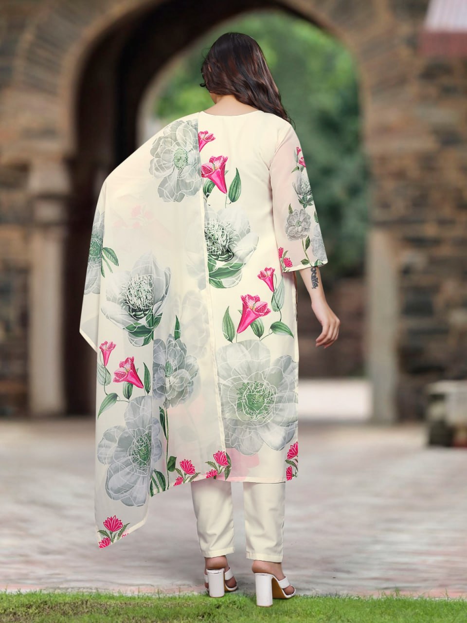 Floral Whispers – The Ivory Outfit Edit by Kanthas