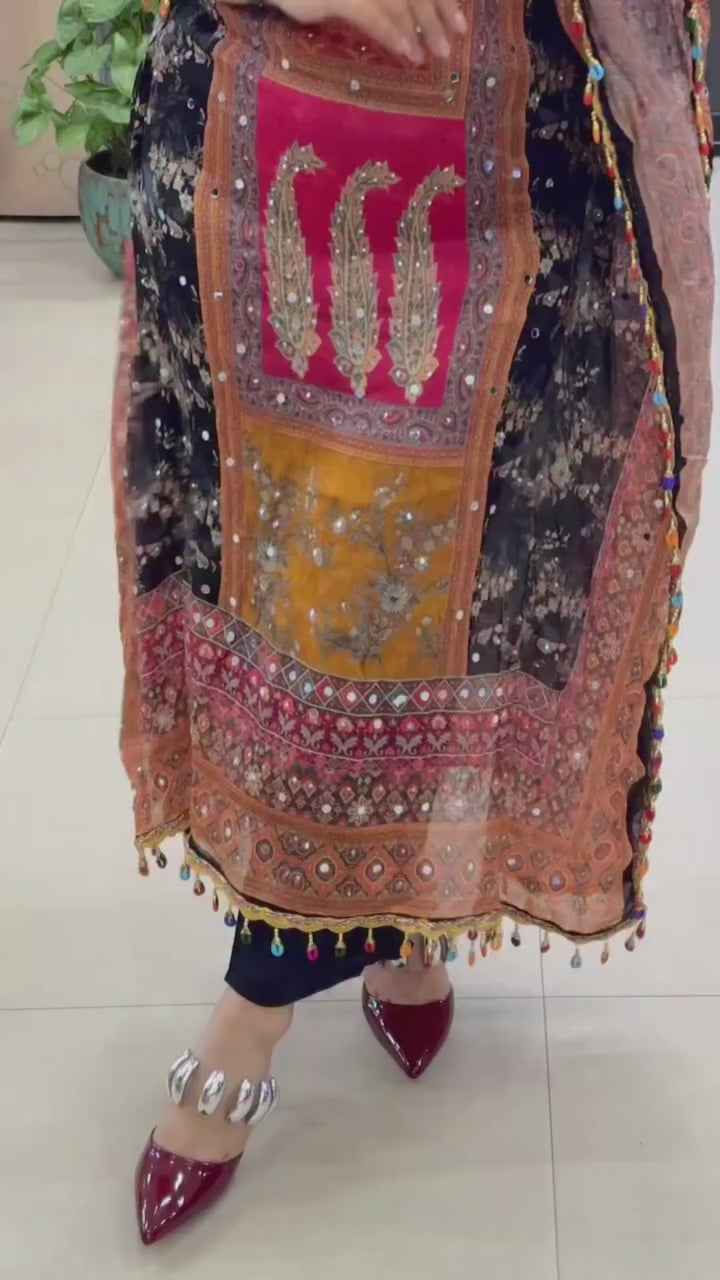 Jiya Designer Fancy Kaftan with Pair